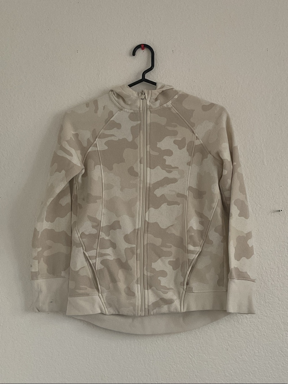 all in motion Tan & Cream Camo Zip Hoodie